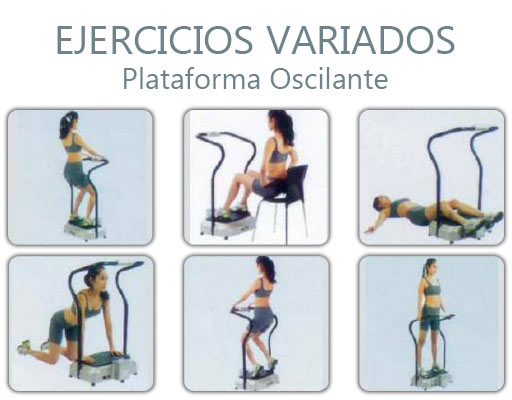 Plataforma oscilante reforzada  Fit Massage 1500W con Monedero